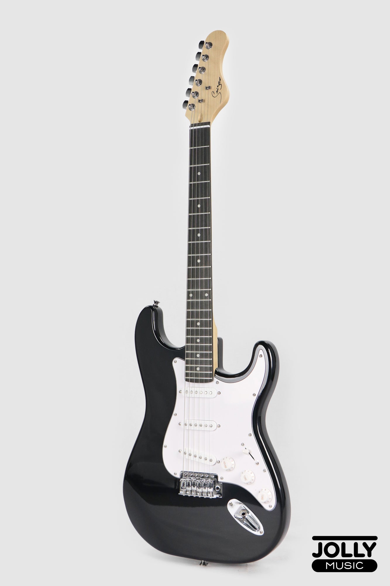 Smiger L-G1 S-Style Electric Guitar - Black