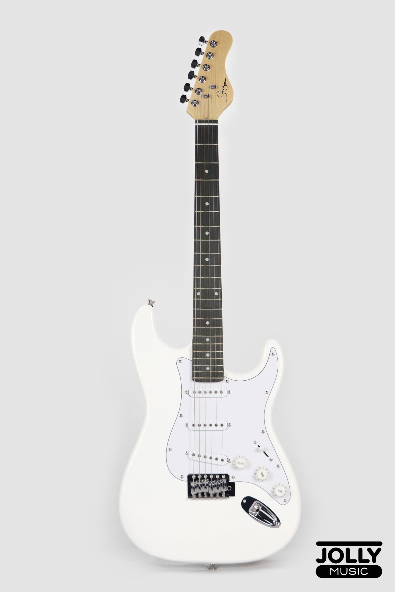 Smiger L-G1 S-Style Electric Guitar - White