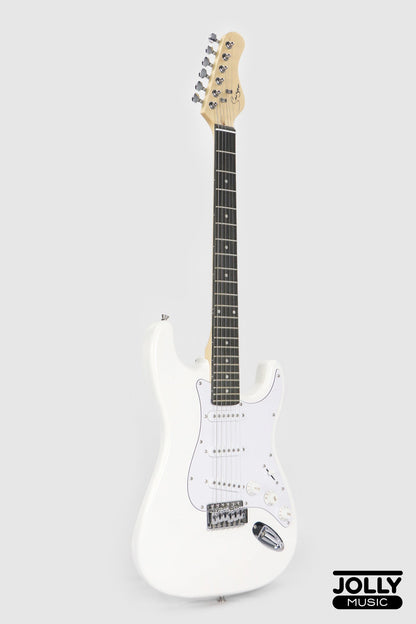 Smiger L-G1 S-Style Electric Guitar - White