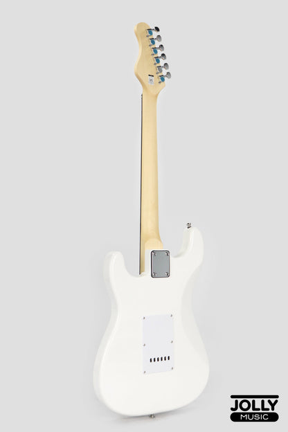 Smiger L-G1 S-Style Electric Guitar - White