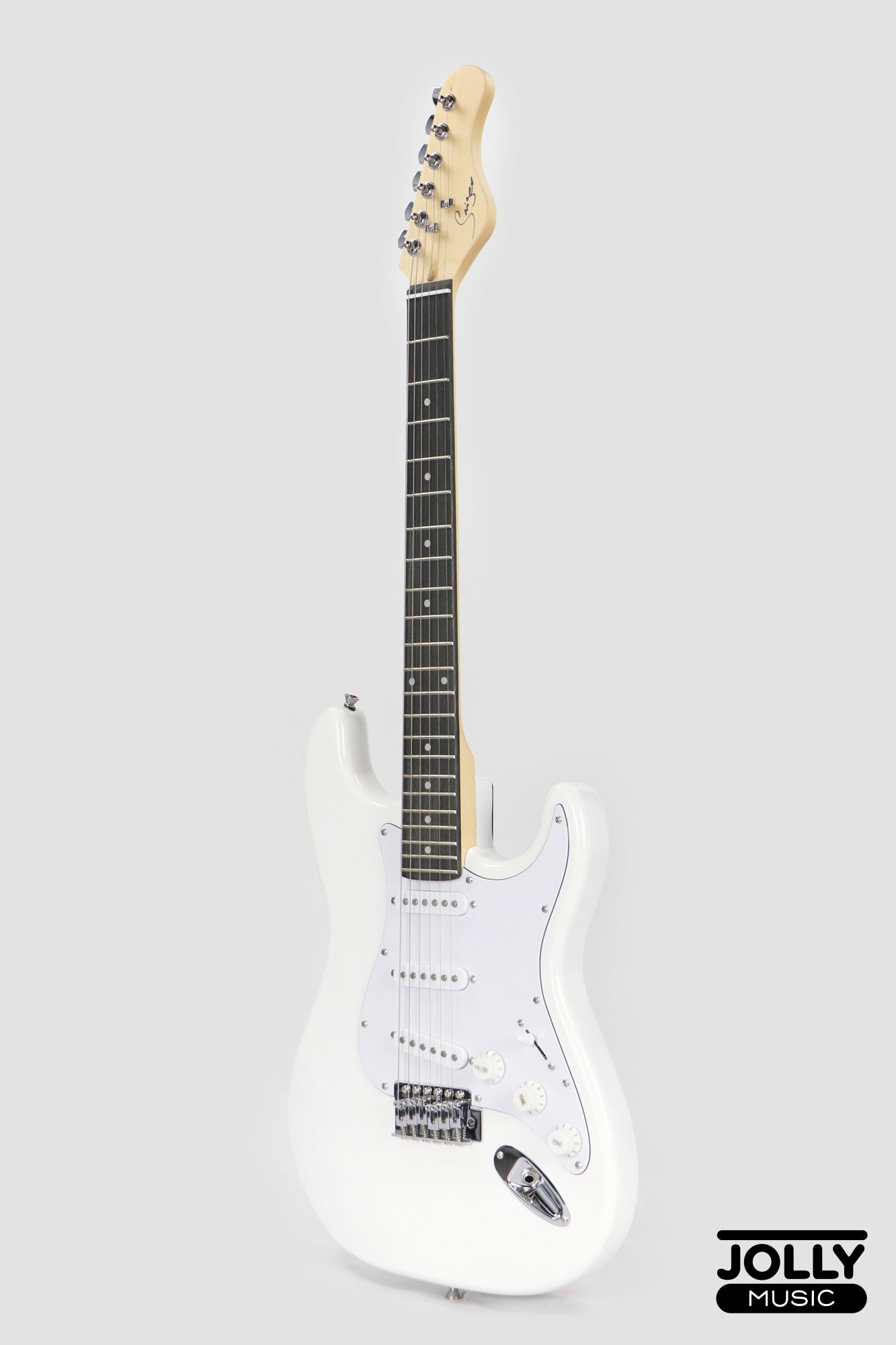 Smiger L-G1 S-Style Electric Guitar - White