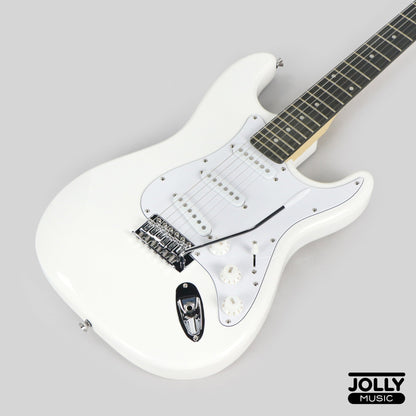 Smiger L-G1 S-Style Electric Guitar - White