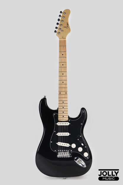 Smiger L-G2 S-Style Electric Guitar - Black