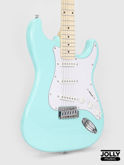 Smiger L-G2 S-Style Electric Guitar - Blue Green