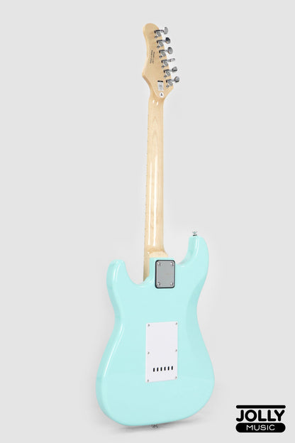 Smiger L-G2 S-Style Electric Guitar - Blue Green