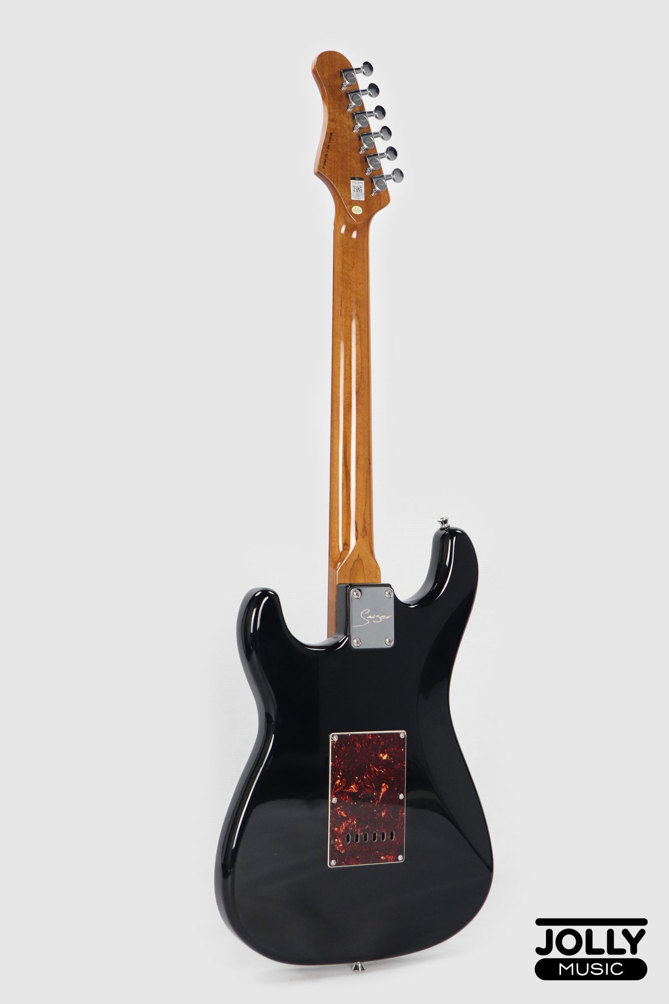 Smiger LG-2-PRO-S S-Style Electric Guitar - Black