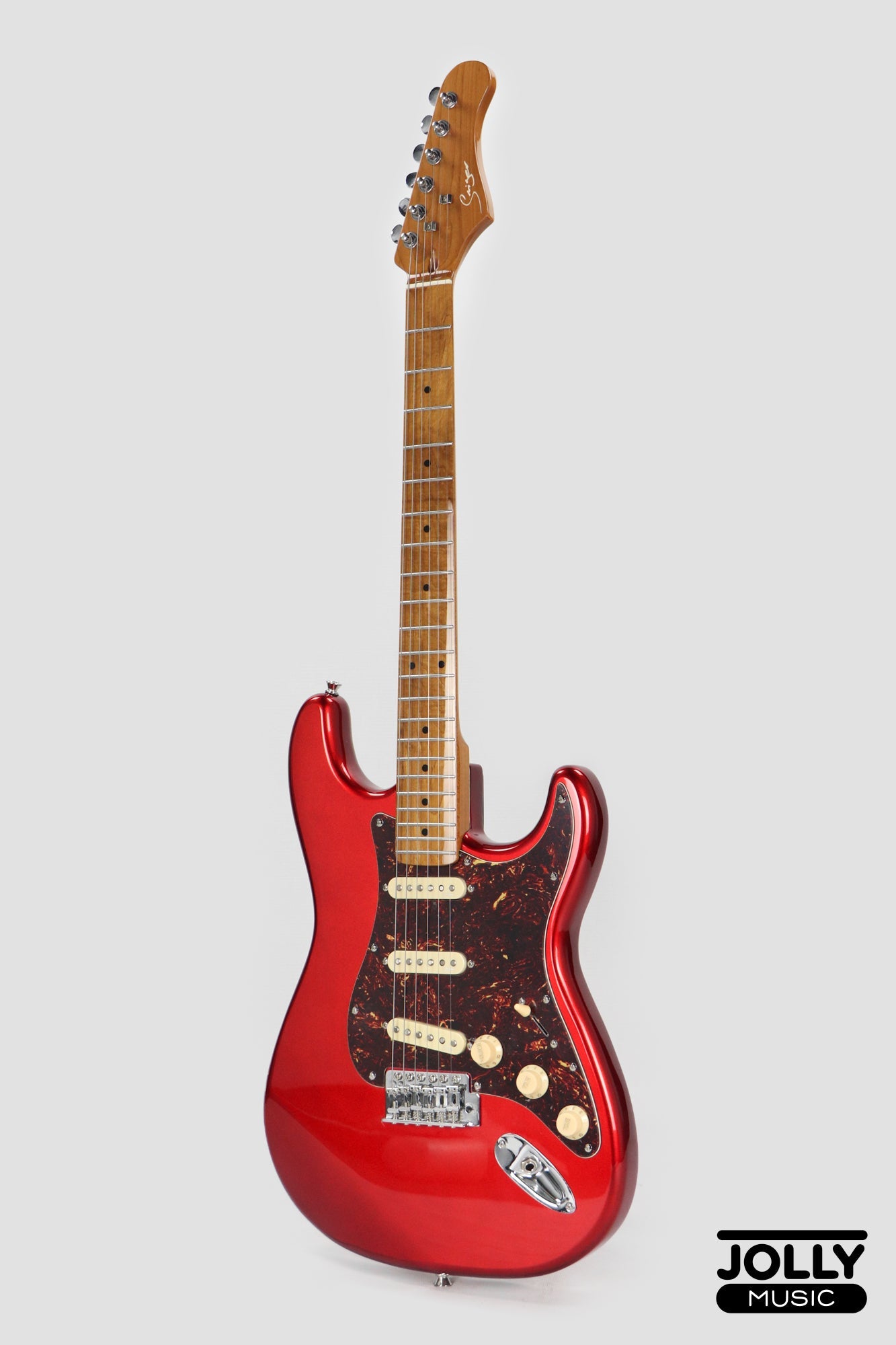 Smiger LG-2-PRO-S S-Style Electric Guitar - Metallic Red