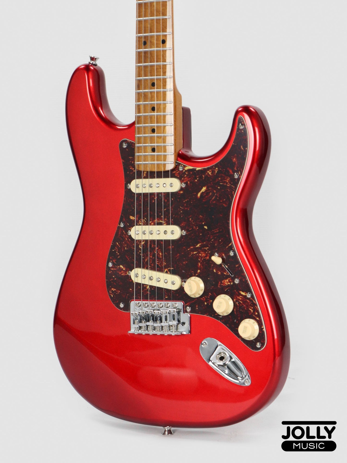 Smiger LG-2-PRO-S S-Style Electric Guitar - Metallic Red