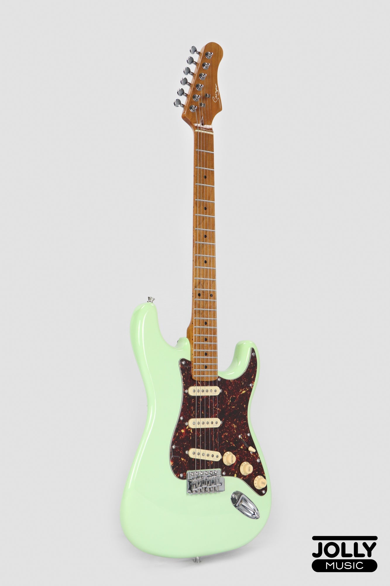 Smiger LG-2-PRO-S S-Style Electric Guitar - Pastel Green