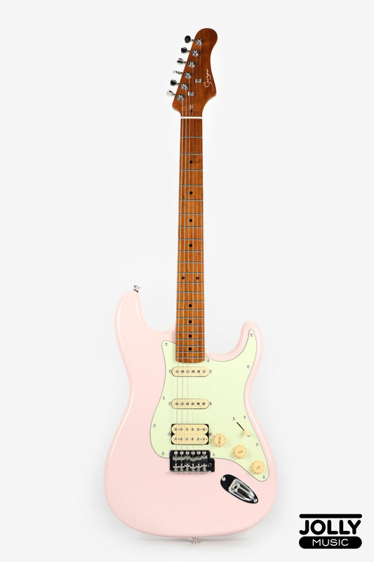 Smiger L-G2 PRO HSS S-Style Electric Guitar High Grade - Shell Pink