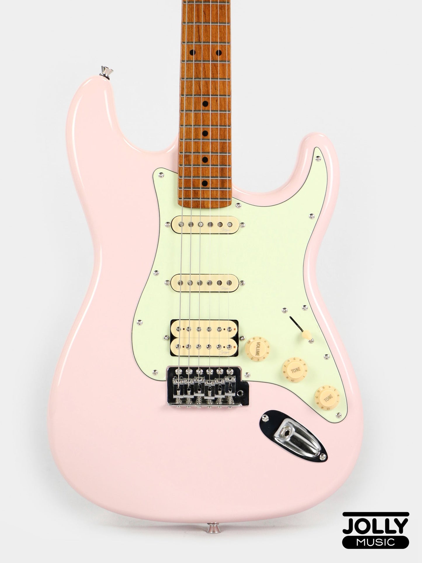 Smiger L-G2 PRO HSS S-Style Electric Guitar High Grade - Shell Pink