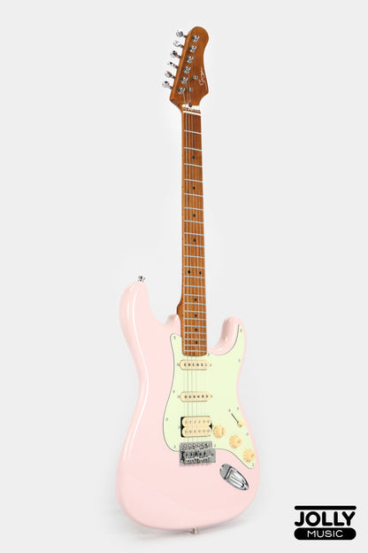 Smiger L-G2 PRO HSS S-Style Electric Guitar High Grade - Shell Pink