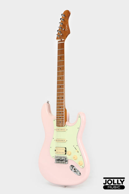 Smiger L-G2 PRO HSS S-Style Electric Guitar High Grade - Shell Pink