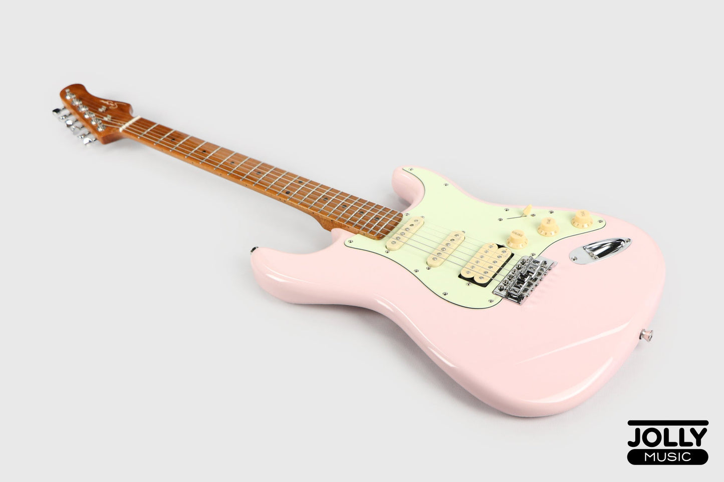 Smiger L-G2 PRO HSS S-Style Electric Guitar High Grade - Shell Pink