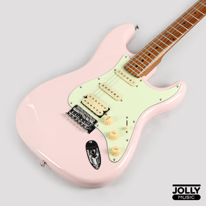 Smiger L-G2 PRO HSS S-Style Electric Guitar High Grade - Shell Pink