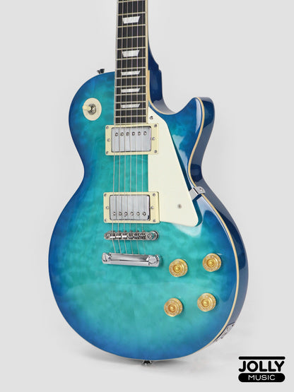 Smiger L-G9-P1 Les Paul Electric Guitar - Blue Burst