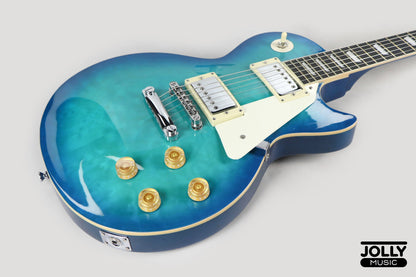 Smiger L-G9-P1 Les Paul Electric Guitar - Blue Burst