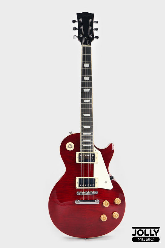 Smiger L-G9-P1 Les Paul Electric Guitar - Red