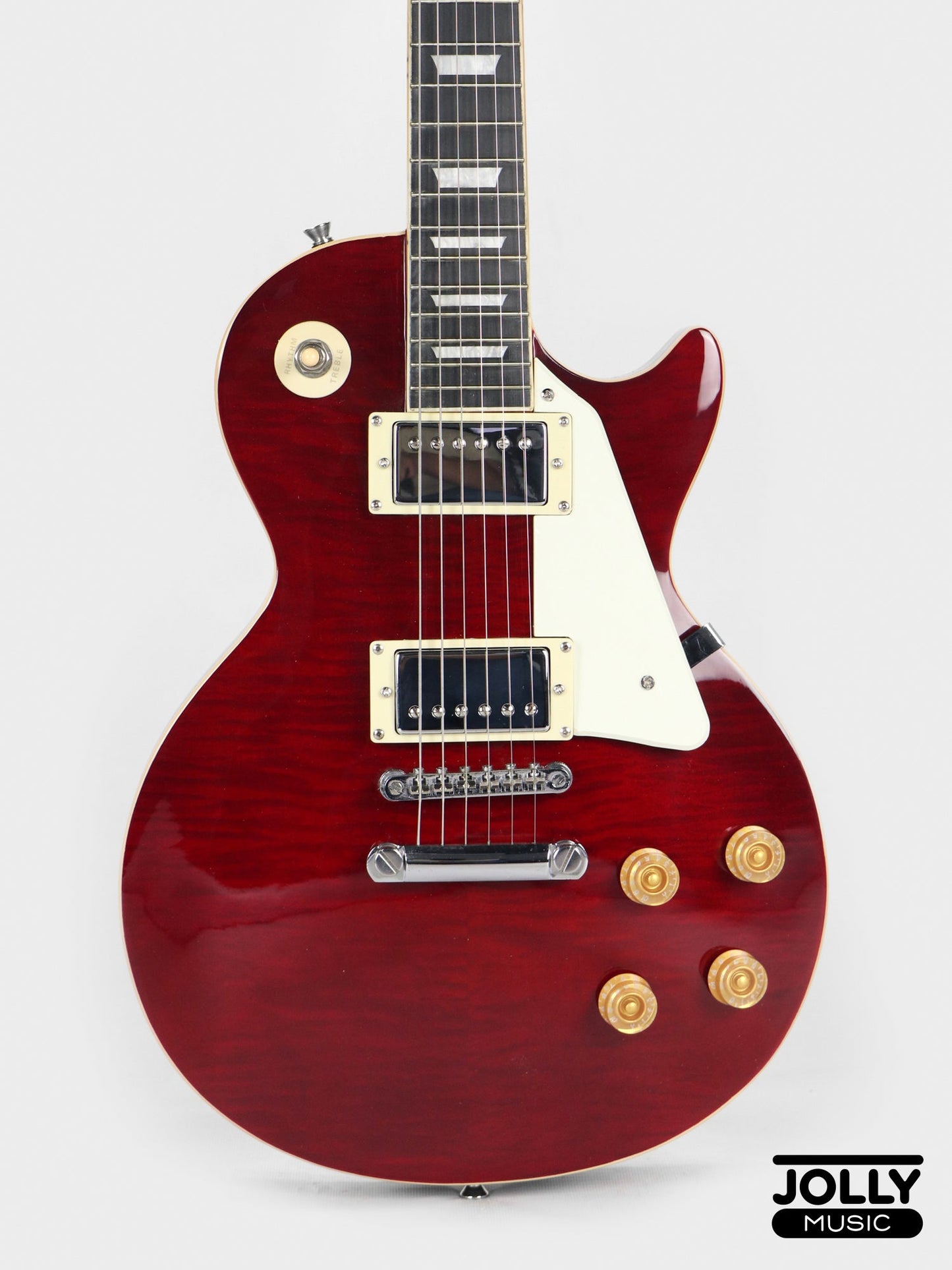 Smiger L-G9-P1 Les Paul Electric Guitar - Red