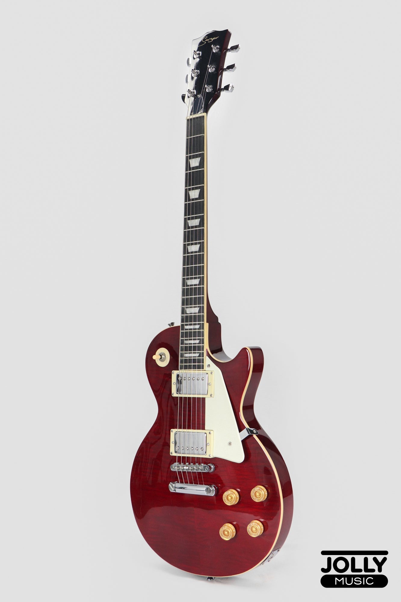 Smiger L-G9-P1 Les Paul Electric Guitar - Red