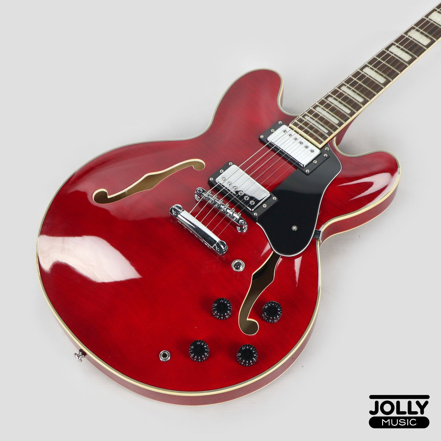 Smiger S-G16 Semi-Hollow Electric Guitar - Red