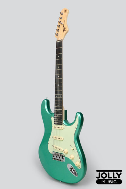 Tagima TG-500 S-Style Woodstock Series - Metallic Surf Green