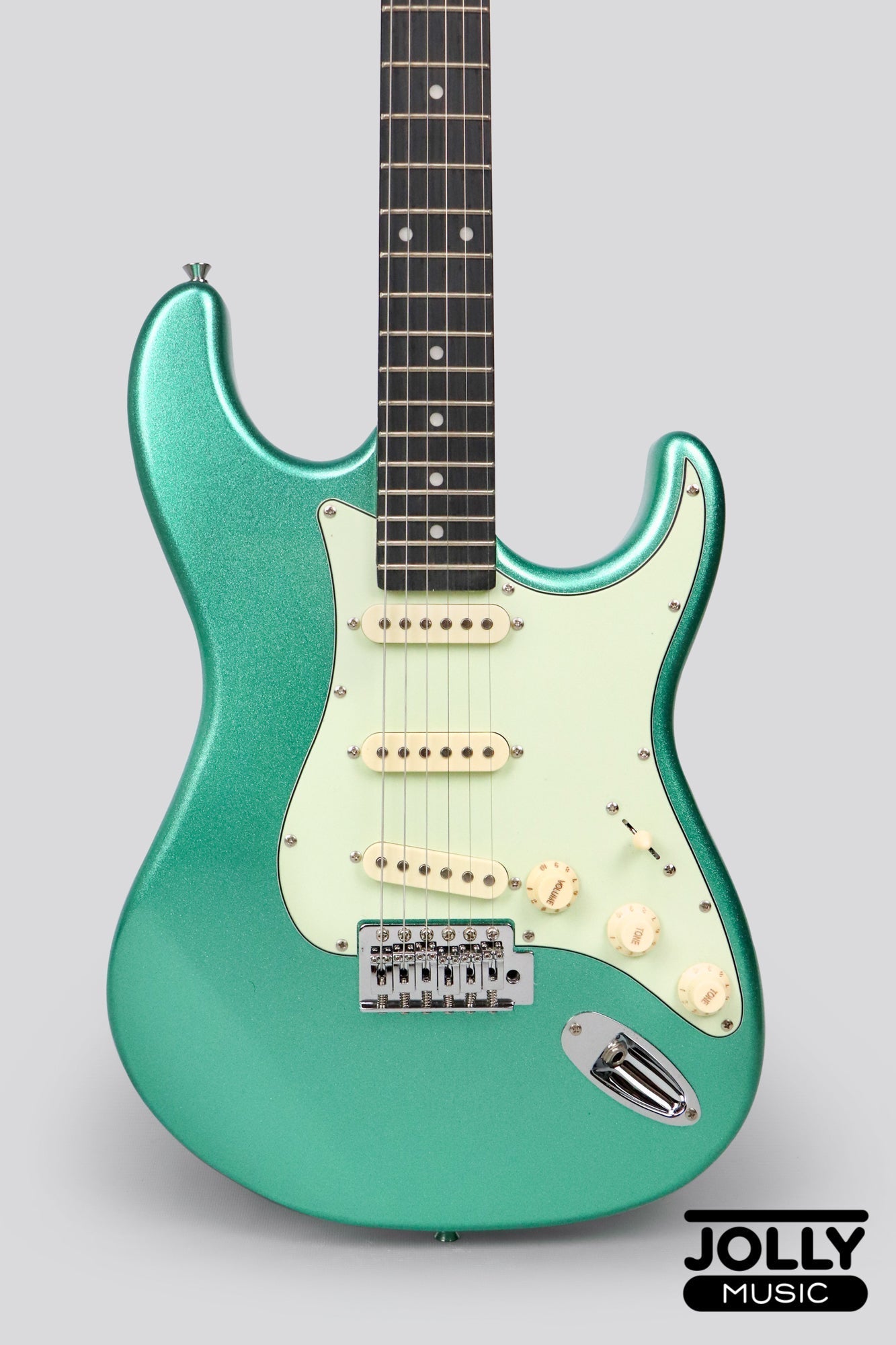 Tagima TG-500 S-Style Woodstock Series - Metallic Surf Green