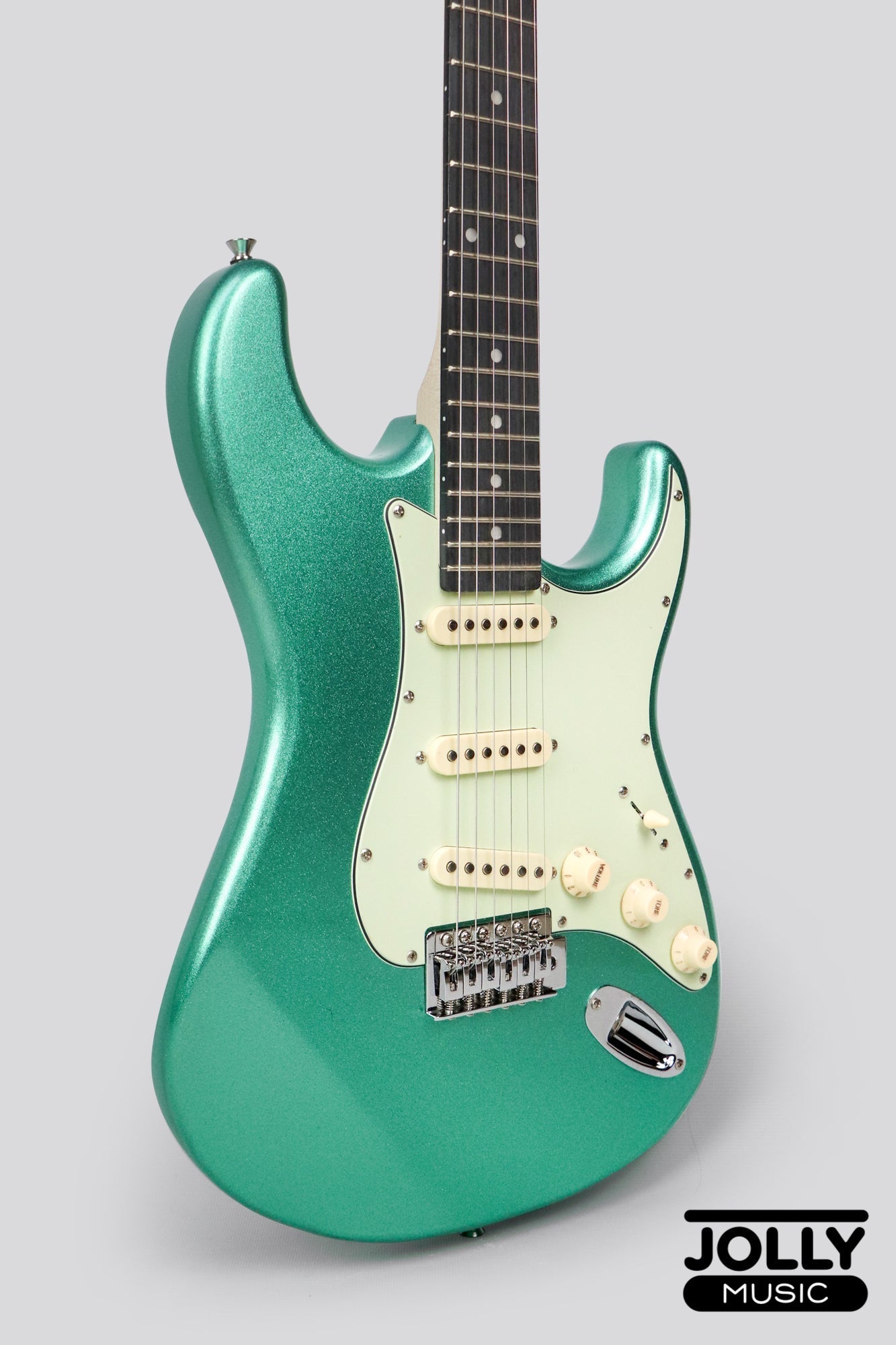 Tagima TG-500 S-Style Woodstock Series - Metallic Surf Green