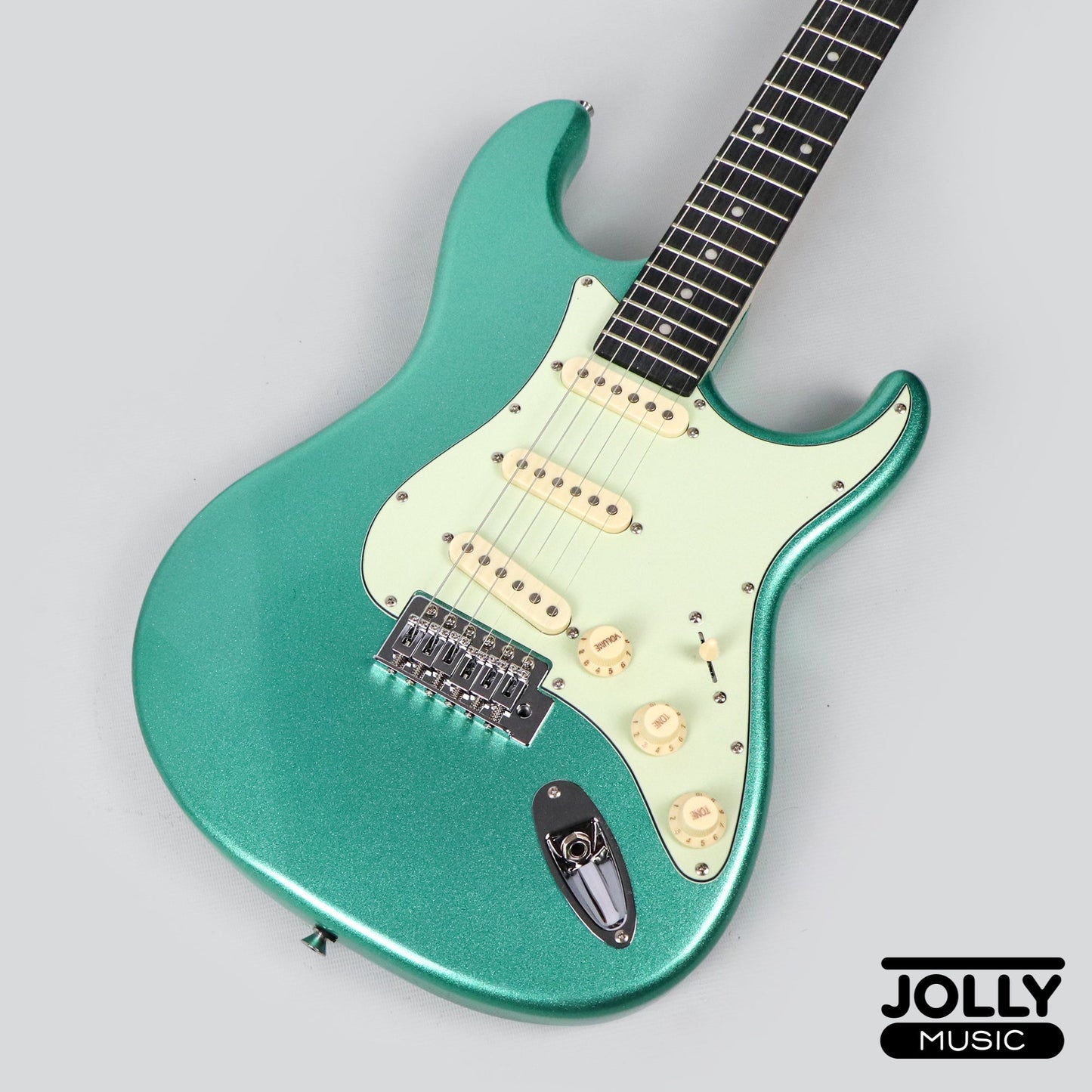 Tagima TG-500 S-Style Woodstock Series - Metallic Surf Green