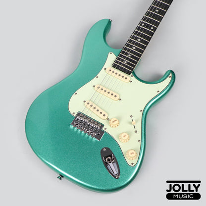 Tagima TG-500 S-Style Woodstock Series - Metallic Surf Green