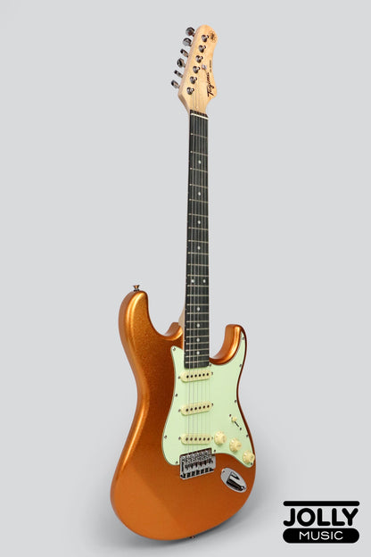 Tagima TG-500 S-Style Woodstock Series - Metallic Yellow Gold