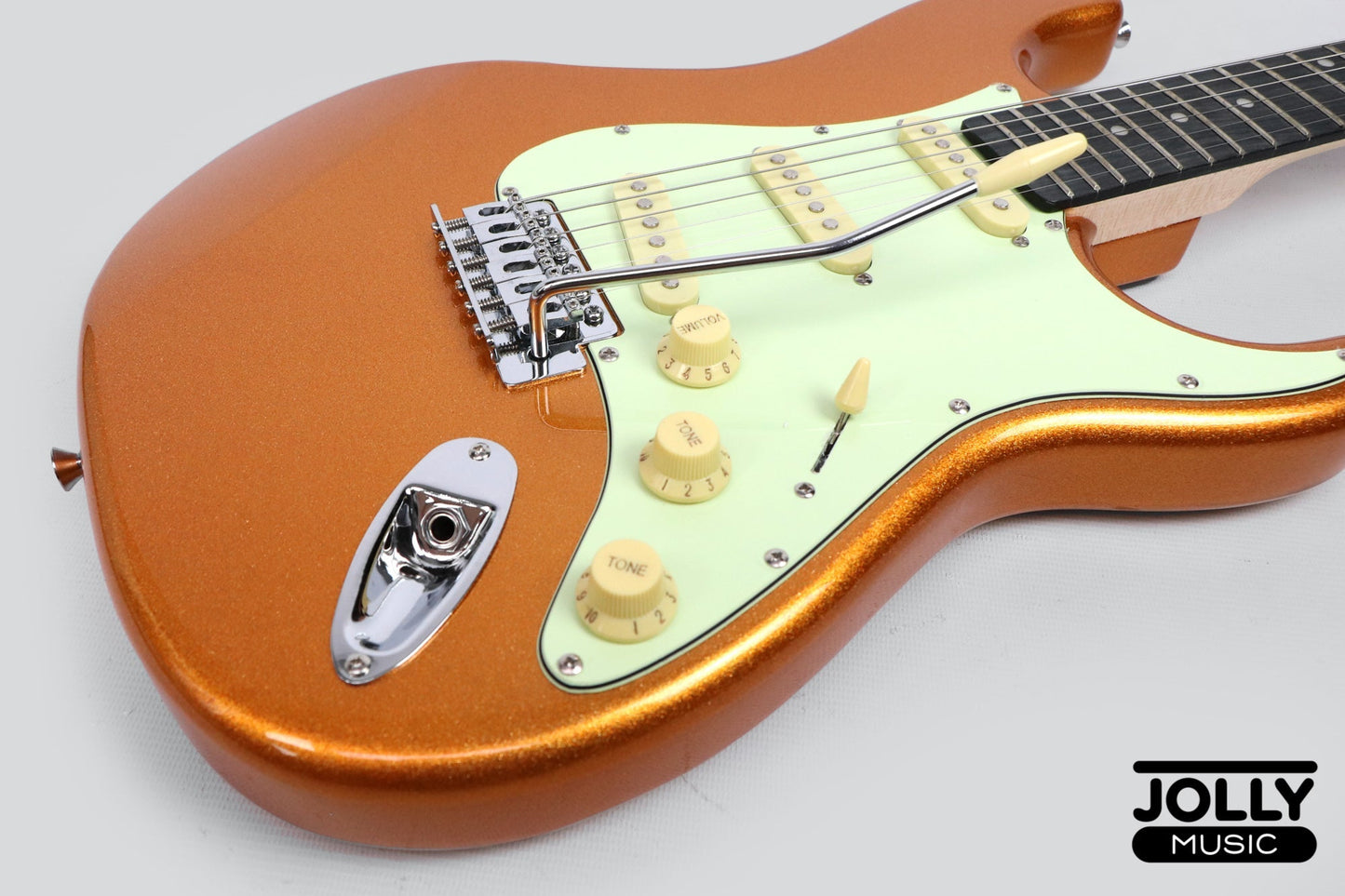 Tagima TG-500 S-Style Woodstock Series - Metallic Yellow Gold