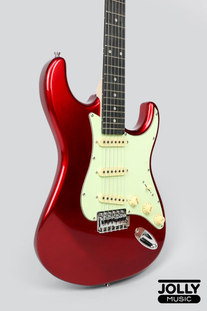 Tagima TG-500 S-Style Woodstock Series - Candy Apple