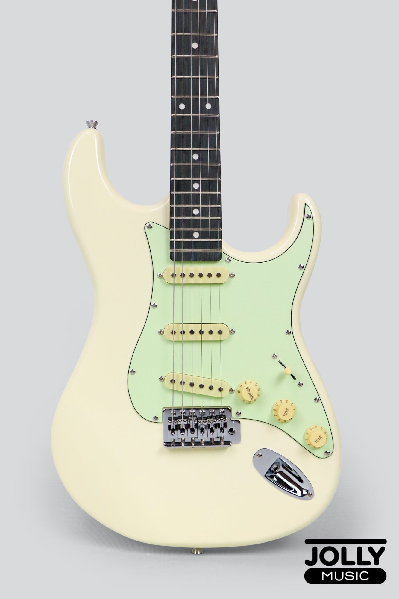 Tagima TG-500 S-Style Woodstock Series - Olympic White