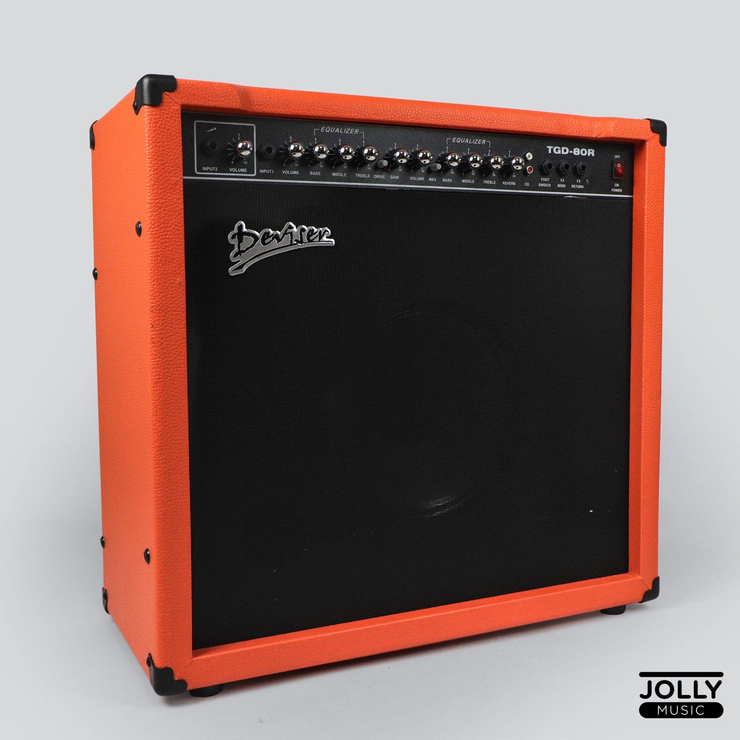 Deviser TG-80 Electric Guitar 80-watts Stage Amplifier with FX Loop, Reverb and Extension Speaker