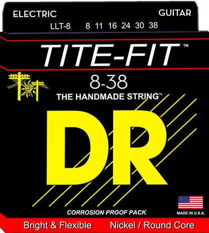 DR Tite-Fit Nickel Electric Guitar Strings Custom Gauge - GuitarPusher