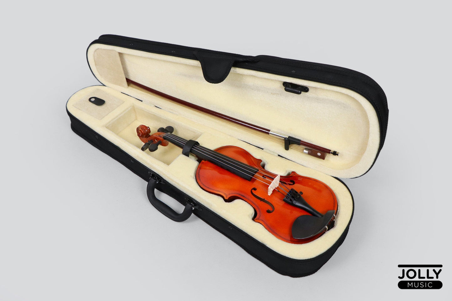 Deviser V10 Violin with case, bow and rosin (Natural) 1/4 Size