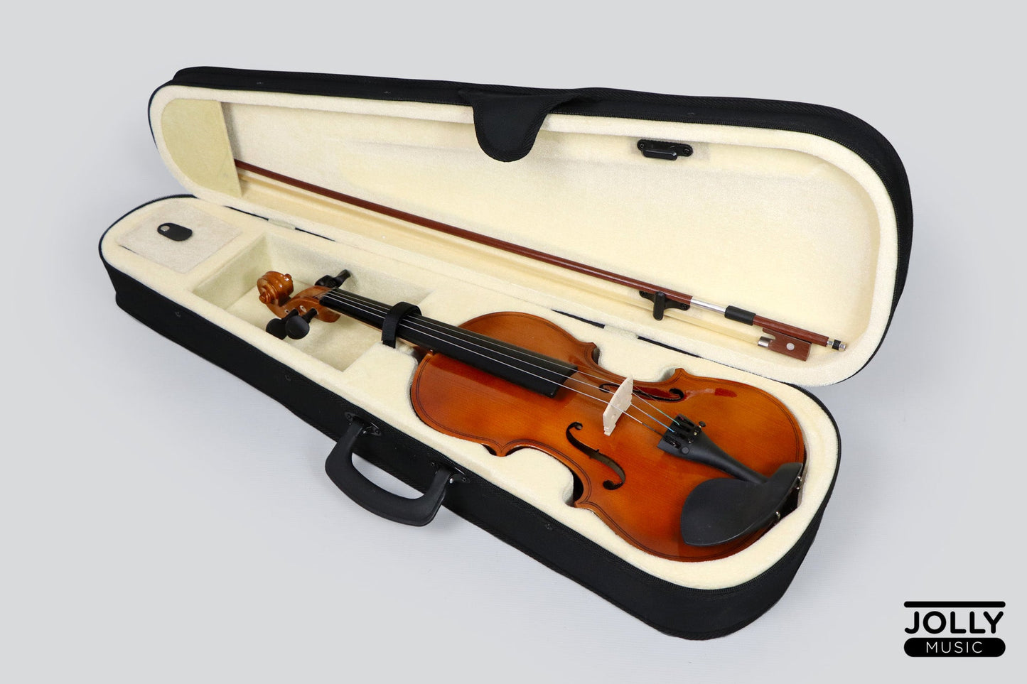 Deviser V10 Violin with case, bow and rosin (Natural) 1/4 Size