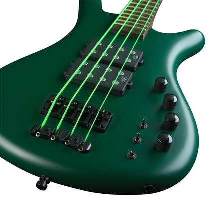 DR Neon Green 4-String Bass Guitar Strings with K3 - GuitarPusher