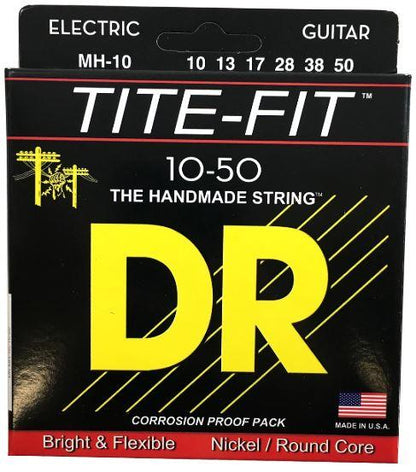 DR Tite-Fit Nickel Electric Guitar Strings Custom Gauge - GuitarPusher