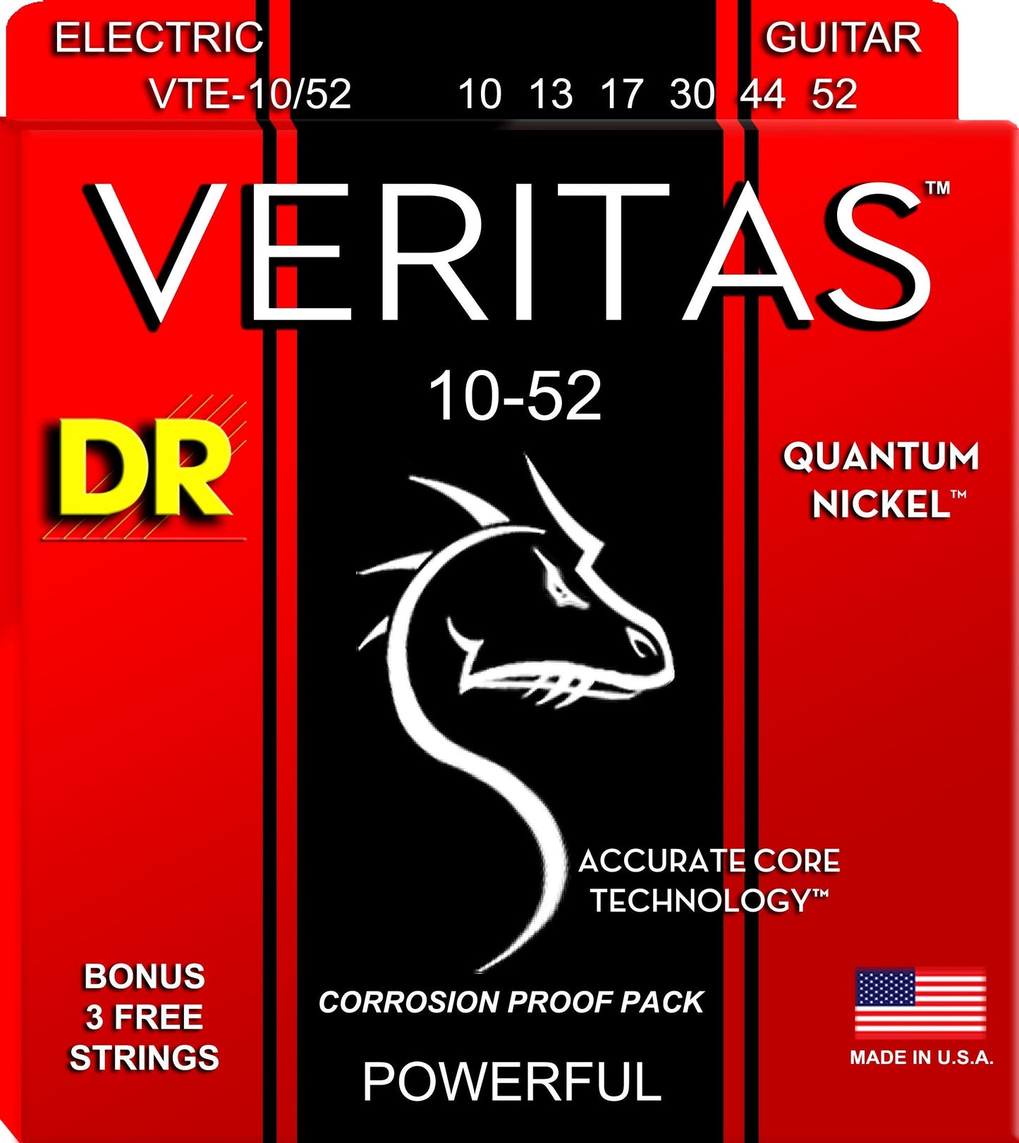 DR Veritas Extended Life Quantum Nickel Electric Guitar Standard Strings - GuitarPusher