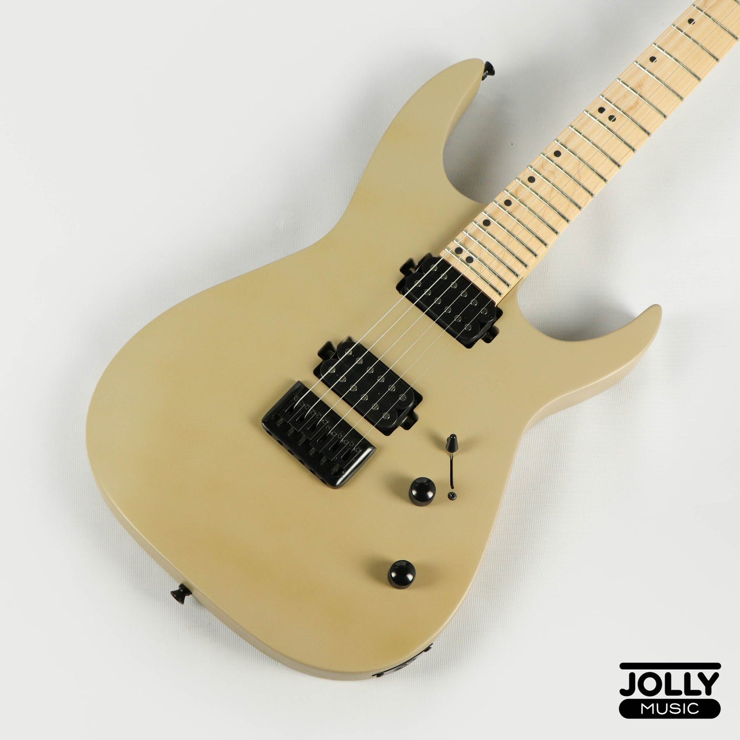 JCraft Bushido X Series BX6-1 Super S-Style Electric Guitar - Satin Sandstorm