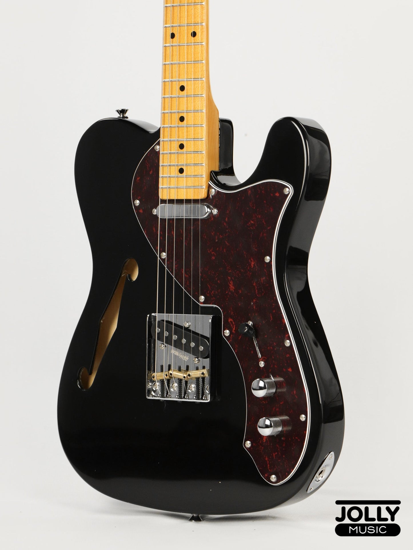 JCraft Vintage Series T-3V SH Semi-Hollow T-Style - Black