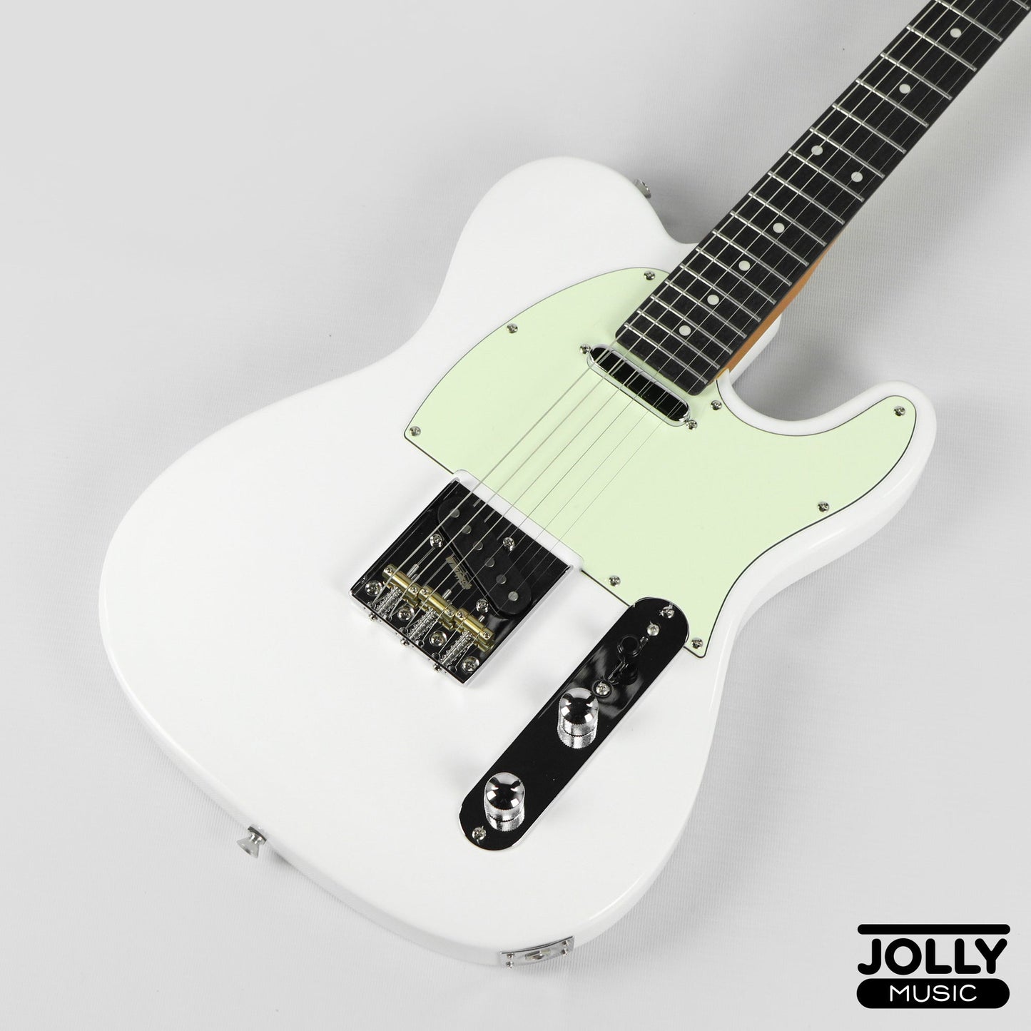 JCraft Vintage Series T-3V T-Style Electric Guitar - Olympic White