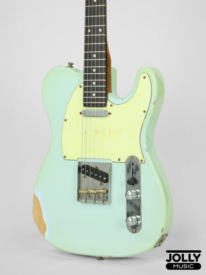 JCraft Vintage Series T-3VC Relic T-Style Electric Guitar - Sonic Blue