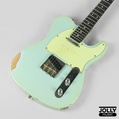 JCraft Vintage Series T-3VC Relic T-Style Electric Guitar - Sonic Blue