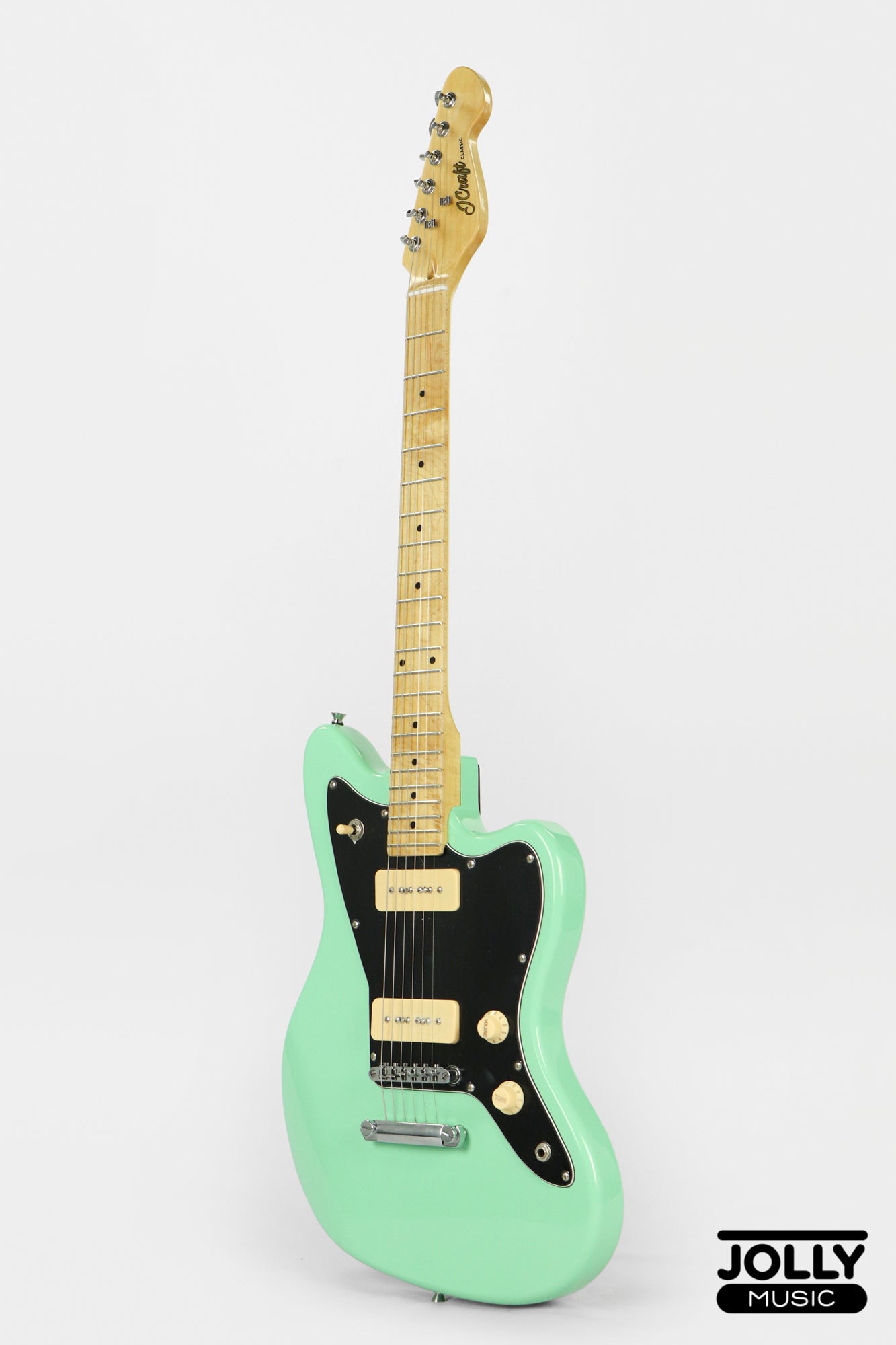 JCraft JZ-1 Offset Electric Guitar - Surf Green