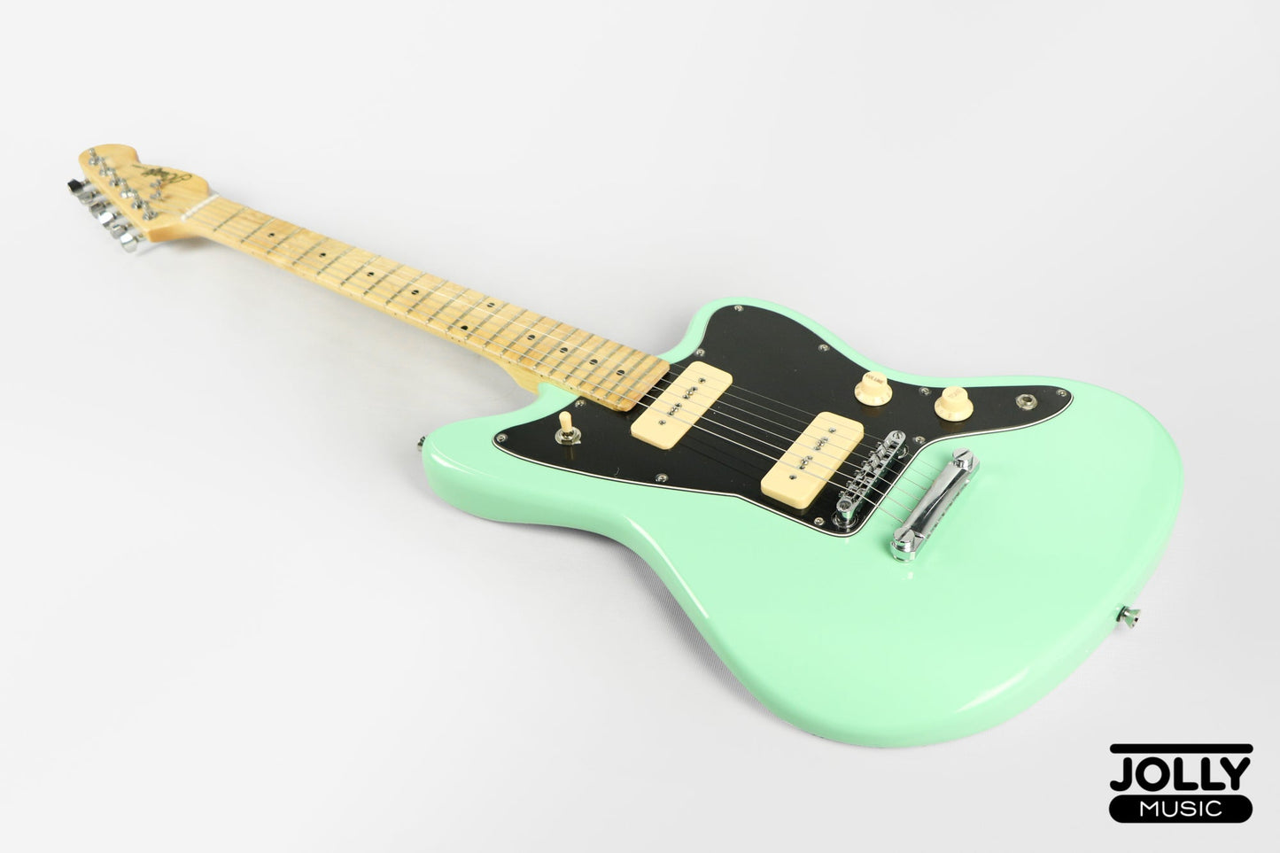 JCraft JZ-1 Offset Electric Guitar - Surf Green