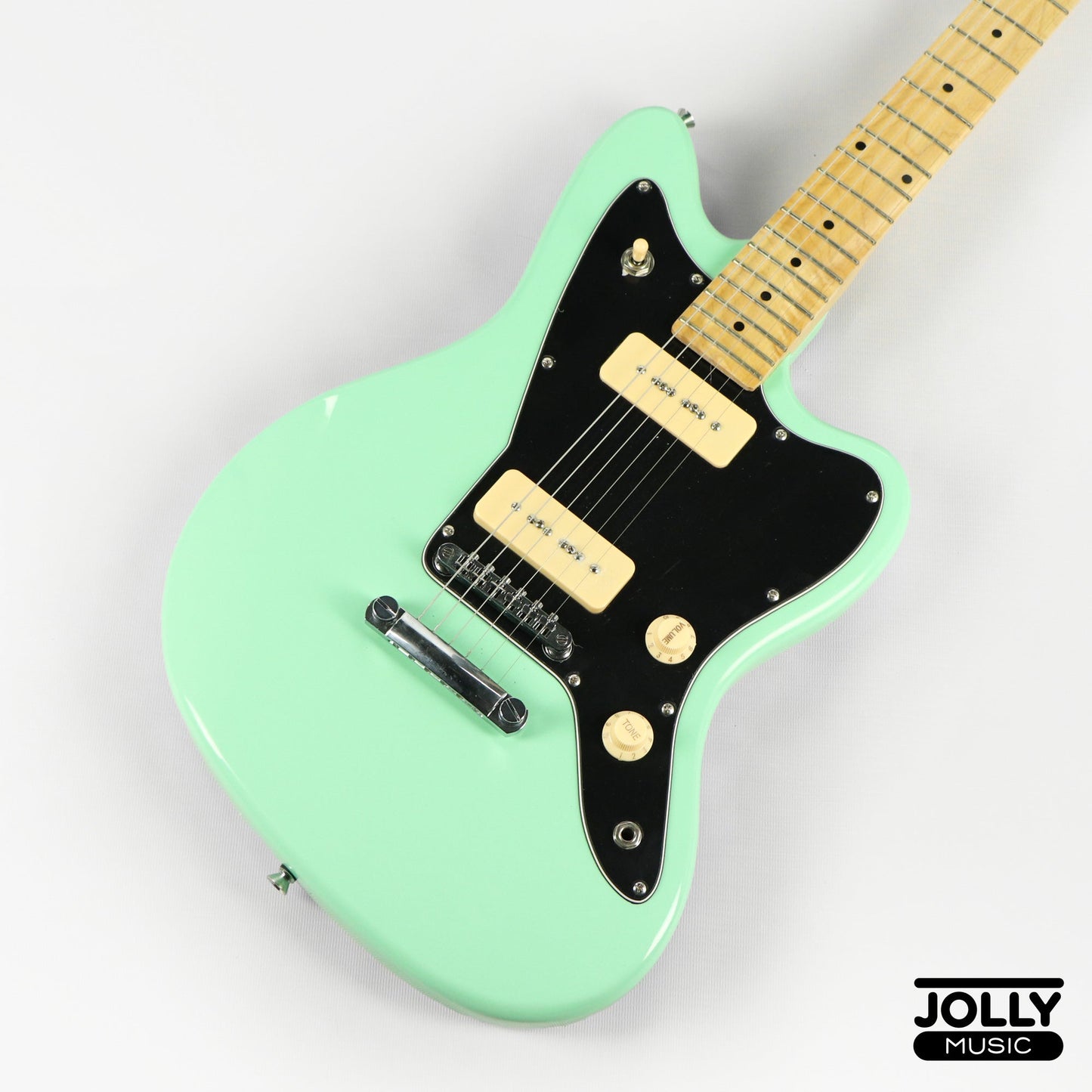 JCraft JZ-1 Offset Electric Guitar - Surf Green