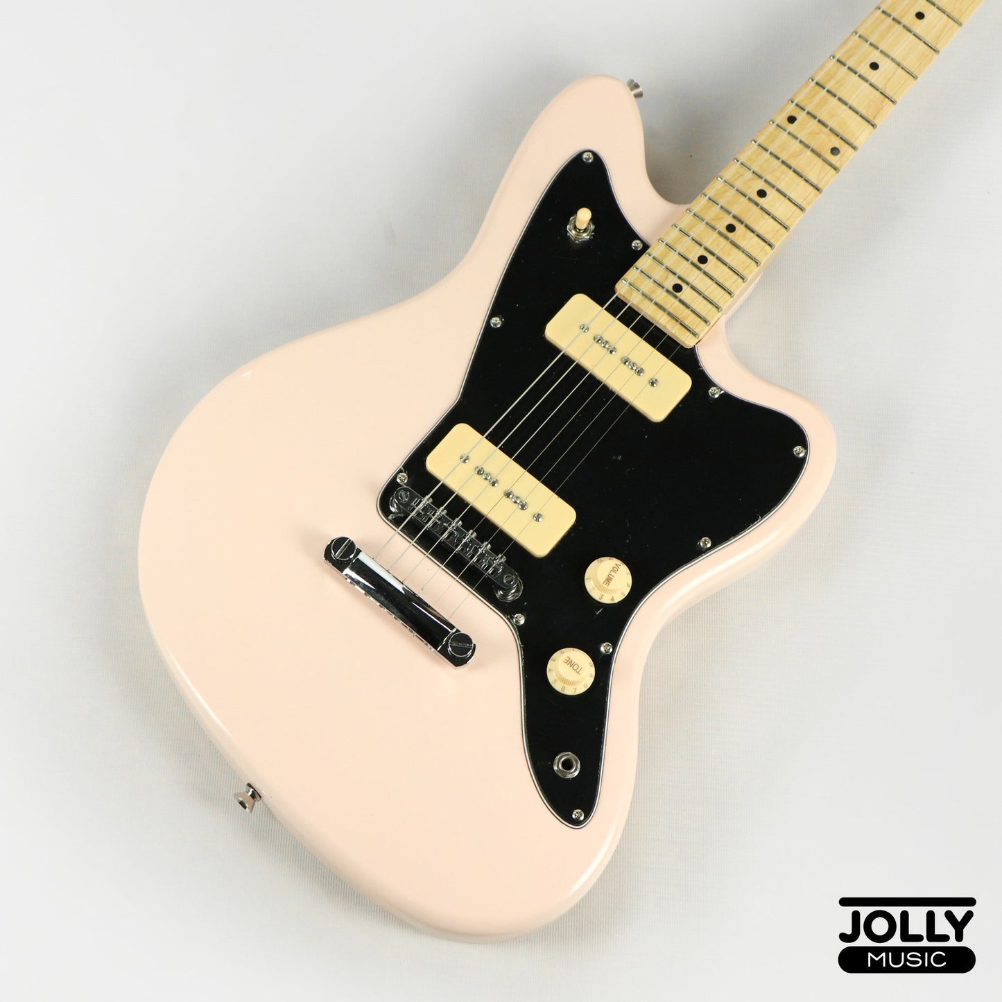 JCraft JZ-1 Offset Electric Guitar - Shell Pink